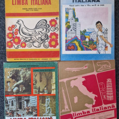 LIMBA ITALIANA MANUAL CLASA VI, VII, VIII, IX - Tanase-Bogdanet (4 vol)