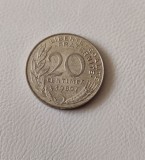 Franța - 20 Centimes (1980) - monedă s320, Europa