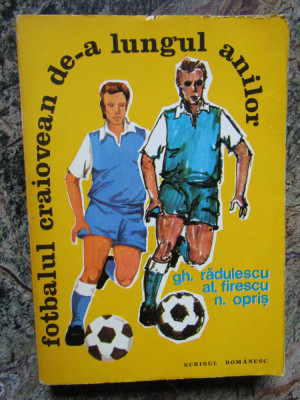 Fotbalul craiovean de-a lungul anilor &amp;ndash; Gh. Radulescu, 1981 foto