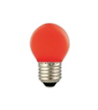 Bec LED Rosu E27 1W A60 240V 12lm 20.000h