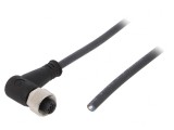 Cablu de conectare M12 &icirc;n unghi 3m 250VAC 4A PUR