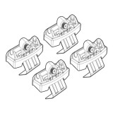 Kit montaj bare plafon C116 pentru Renault Clio IV 5 usi