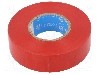 Banda izolatoare, 19mm, lungime 20m, rosu, TESA, 53988-00021-00, T111151 foto