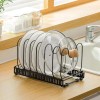 Organizator telescopic pentru capace si tigai, Oem