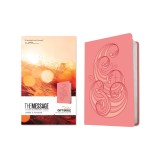 The Message Deluxe Gift Bible (Leather-Look, Pink and Gold Waves): The Bible in Contemporary Language