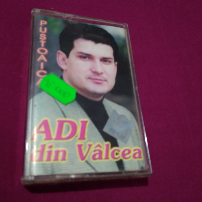 CASETA AUDIO MANELE ADI DIN VALCEA-PUSTOAICA RARA!!!!!ORIGINALA