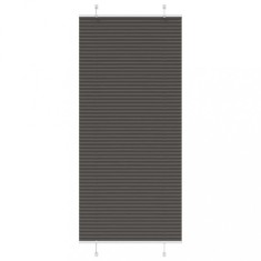 vidaXL Jaluzea plisată negru 100x200cm Lățime țesătură 99,4cm poliester 4015160