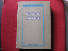 DESPRE RAZBOI - CARL VON CLAUSEWITZ foto