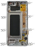 Display Samsung Galaxy S10 Plus G975F Alb Original Service Pack GH82-19029