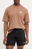 The North Face pantaloni scurti sport 24/7 barbati, culoarea negru, NF0A3O1B4H01