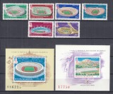 ROMANIA 1979 LP 991 LP 992 LP 993 PREOLIMPIADA DE VARA MOSCOVA SERIE+COLITE MNH, Nestampilat