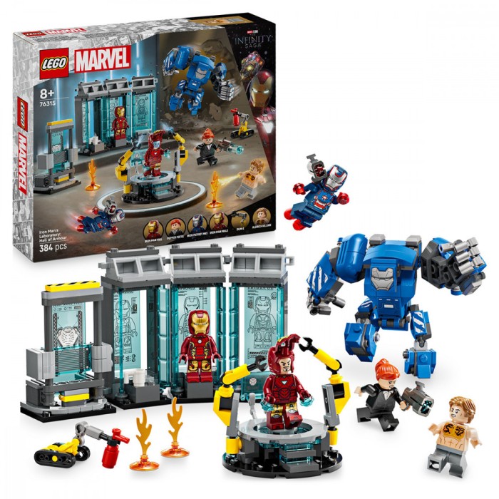 LEGO Laboratorul lui Iron Man: Sala armurilor Quality Brand