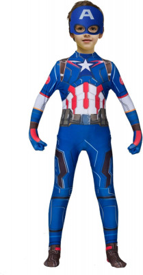 Costum de supererou Hloween pentru copii, Costume cosplay &amp;icirc;n stil 3D de superero foto