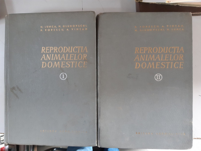 REPRODUCTIA ANIMALELOR DOMESTICE -2 Volume- editia a II a