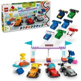 LEGO&reg; DUPLO - Echipa F1&reg;: Masini si piloti de curse 10445, 70 piese