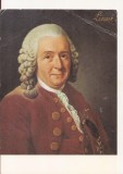 FA102 -Carte Postala- SUEDIA - Gripsholm - Karl von Linne, Av A. Roslin, necirculata