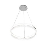 LUSTRA LED PAVO ALB 80W/5600LM 2700K-6500K 500X1200MM CU TELECOMANDA