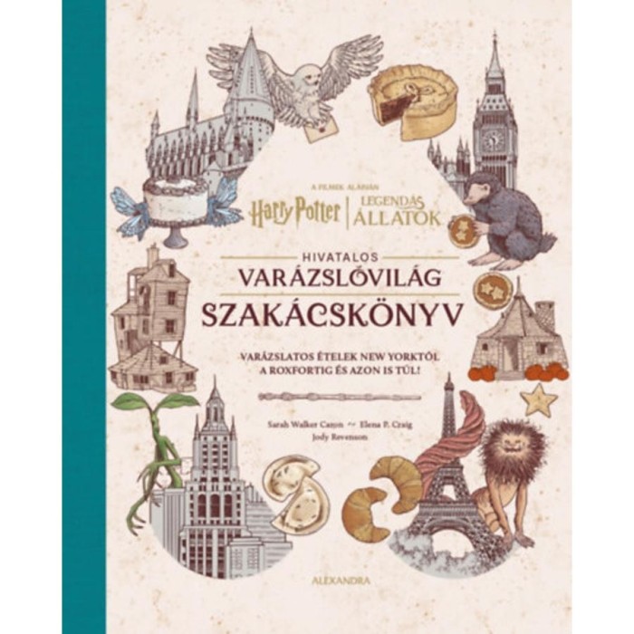 Harry Potter &eacute;s Legend&aacute;s &aacute;llatok: Hivatalos var&aacute;zsl&oacute;vil&aacute;g szak&aacute;csk&ouml;nyv - Elena P. Craig