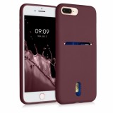 Cumpara ieftin Husa pentru Apple iPhone 8 Plus / iPhone 7 Plus, Silicon, Violet, 49102.190, kwmobile, Carcasa