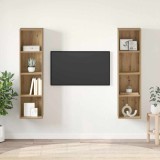 Cumpara ieftin Set comoda TV 2 buc. 37 x 37 x 142,5 cm Maro