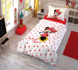 Lenjerie de pat Tac 3 piese Disney Minnie Mouse