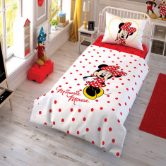 Lenjerie de pat Tac 3 piese Disney Minnie Mouse