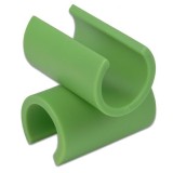 Conector plastic tip T pentru araci de 11 mm, set 24 buc, verde GartenVIP DiyLine