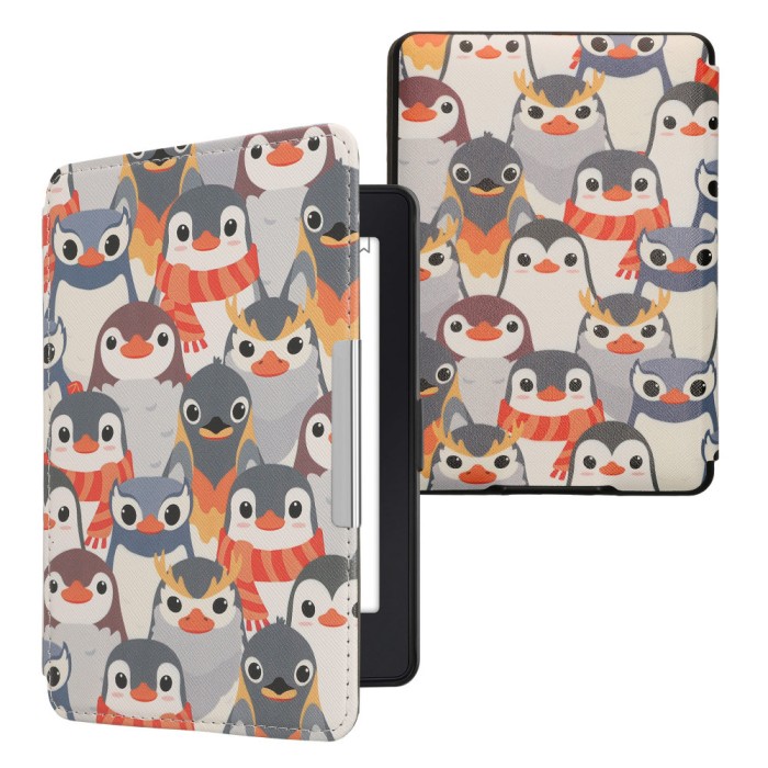 Husa Kwmobile pentru Amazon Kindle Paperwhite, Multicolor, Piele ecologica, KWM000007TD038C