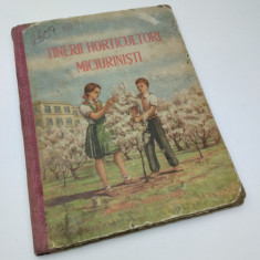 TINERII HORTICULTORI MICIURINISTI - ANUL 1952 - EDITURA TINERETULUI