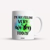 Cana alba personalizata I&#039;m not feeling very worky today, INOVATIX&reg;. 330ml, Oem
