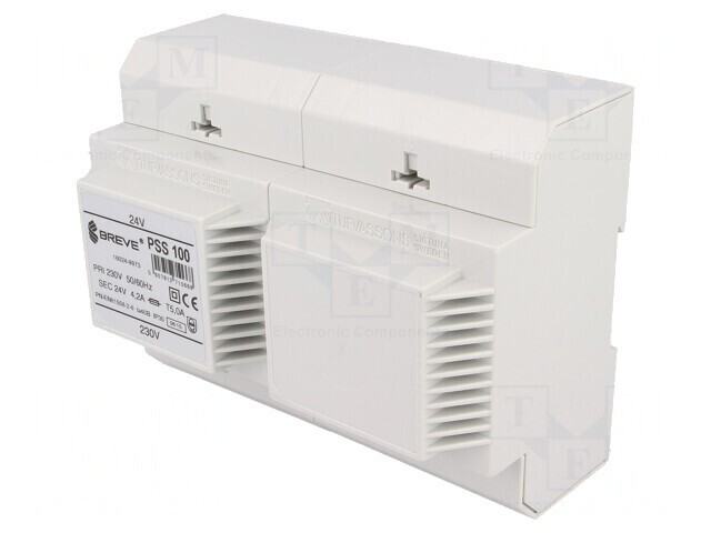 Transformator Alimentare 100VA 230V 24V Șină DIN