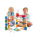 Set de joaca Quadrilla -Set de codare avansat cu 119 piese si 40 bile (159 piese), +6 ani, Hape