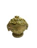 Obiect decorativ Vasul Prosperitatii cu Ru Yi, monede si pepite, Feng Shui,