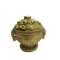 Obiect decorativ Vasul Prosperitatii cu Ru Yi, monede si pepite, Feng Shui,