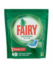 Tablete detergent pentru masina de spalat vase capsule Fairy Original All in One, 31 bucati foto