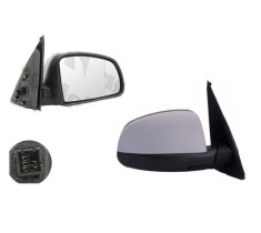 Oglinda usa exterioara Opel Meriva A, 05.2010, partea dreapta, reglare electrica; carcasa grunduita; incalzit; sticla convexa; geam cromat; 6 gauri /
