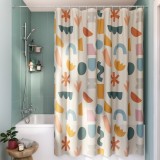 Cumpara ieftin Perdea Duș Sensea Pattern Kids, Poliester, 180&times;200 cm, Multicolor