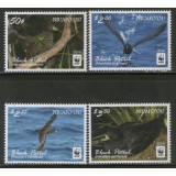 NIUAFO'OU 2016 WWF FAUNA PROTEJATA PASARI (MARGINE ALBA) COTA MICHEL 16.5 EURO