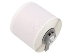 Etichetă roșie 48,26mm x 15,24m cu termotransfer