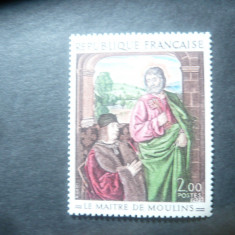 Serie 1 valoare Franta 1972 - Pictura Apostolul Petru