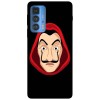 Husa compatibila cu Motorola Edge 20 Lite model Money Heist, Silicon, TPU, Viceversa, Transparent, Carcasa
