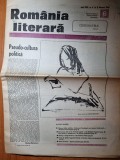 Ziarul romania literara 8 februarie 1990