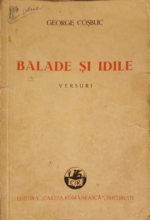 BALADE SI IDILE. VERSURI-GEORGE COSBUC