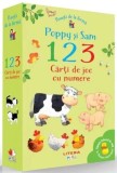 Povesti de la ferma. Poppy si Sam. 1, 2, 3. Carti de joc cu numere - Autor Anonim