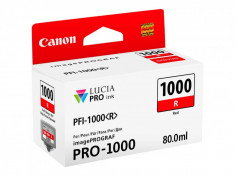 Canon PFI1000R (Red) - cerneala pentru PRO-1000 ImagePrograf foto