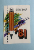 Calendar 1981 editura tehnică