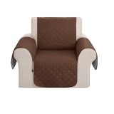 Husa Fotoliu Protectie Stuffix&reg;, Microfibra, Bej/Maro, Lavabila