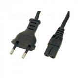 Cablu alimentare Euro la IEC C7 (casetofon) 2 pini 20cm