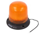 EMAS Semnalizator Luminiros Galben LED 120mm 12-24V - 8 Moduri Lumina, Semnalizare 360&deg;