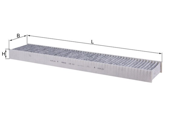 MAHLE LAK 242 Filtru, aer habitaclu